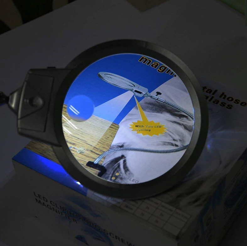 Illuminated Magnifying Glass with LED Light - diyartbyyou